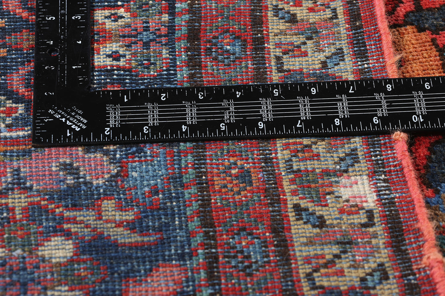 12 x 16 Antique-Worn Persian Mahal Rug 78956