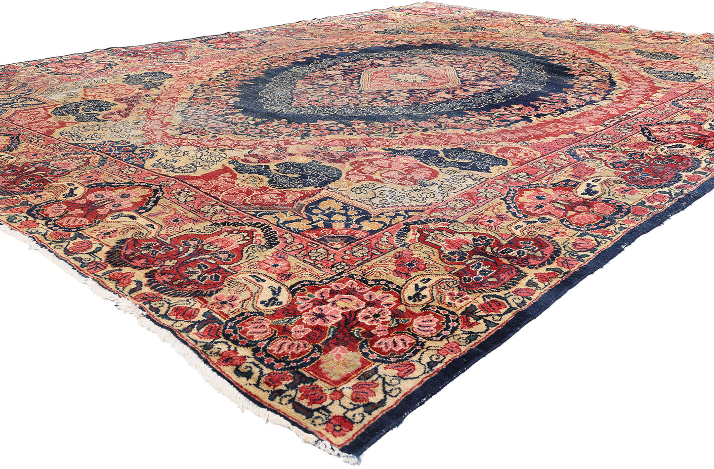 10 x 14 Antique Persian Mahal Rug 79128