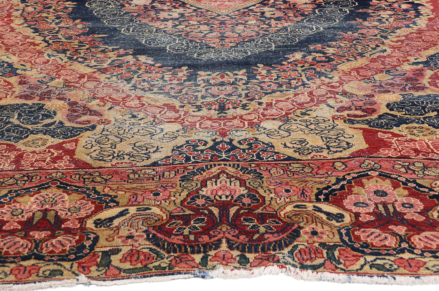 10 x 14 Antique Persian Mahal Rug 79128