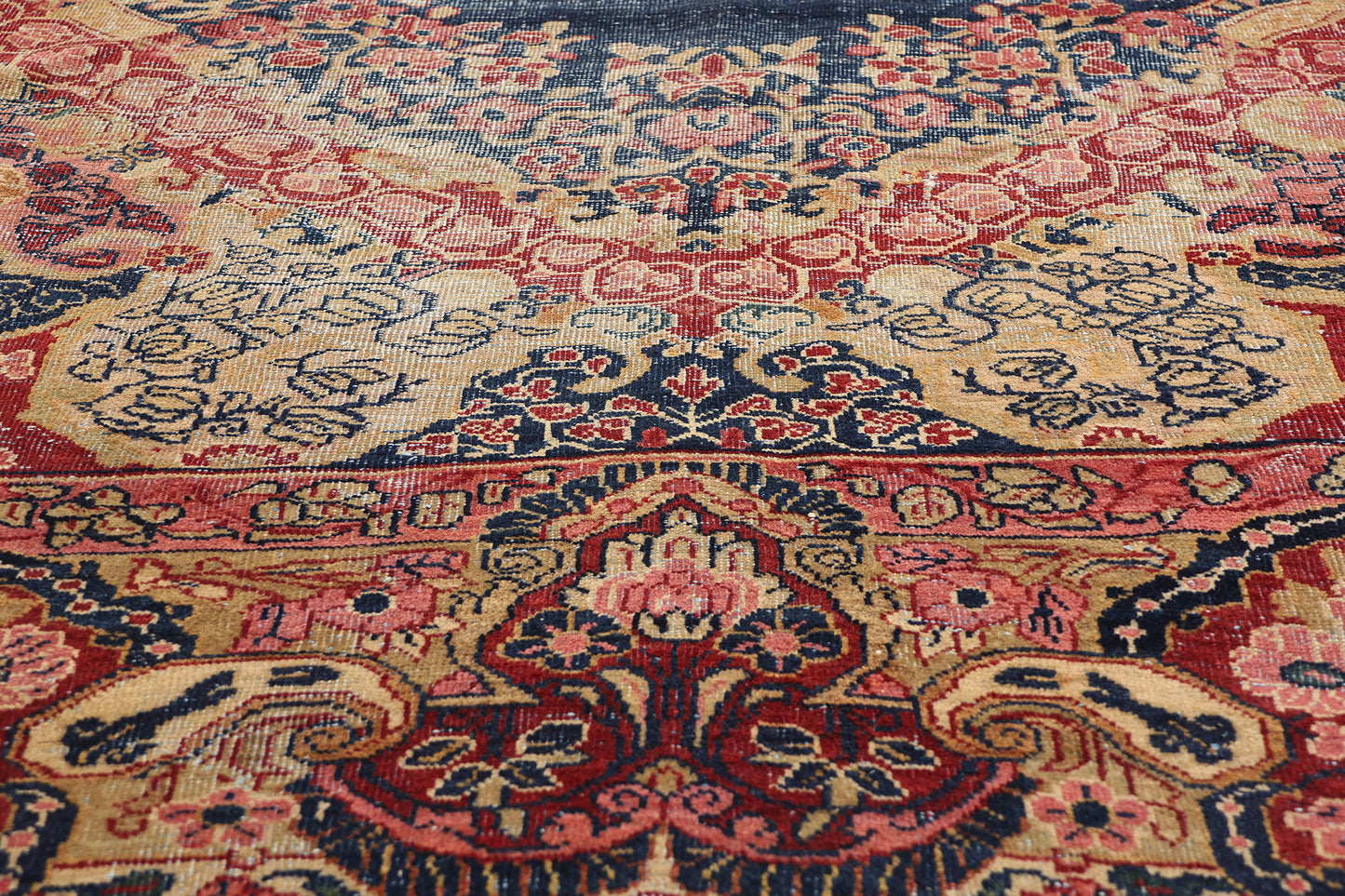 10 x 14 Antique Persian Mahal Rug 79128