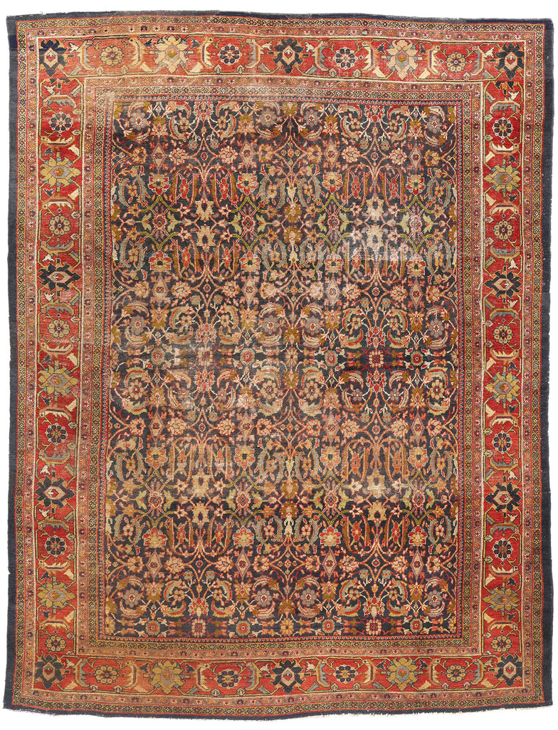 11 x 14 Antique Persian Sultanabad Rug 79130