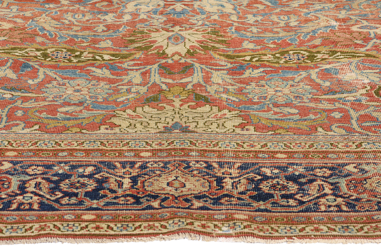 9 x 10 Antique Persian Sultanabad Rug 79127