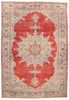 12 x 17 Antique Red Persian Mashhad Rug 61302