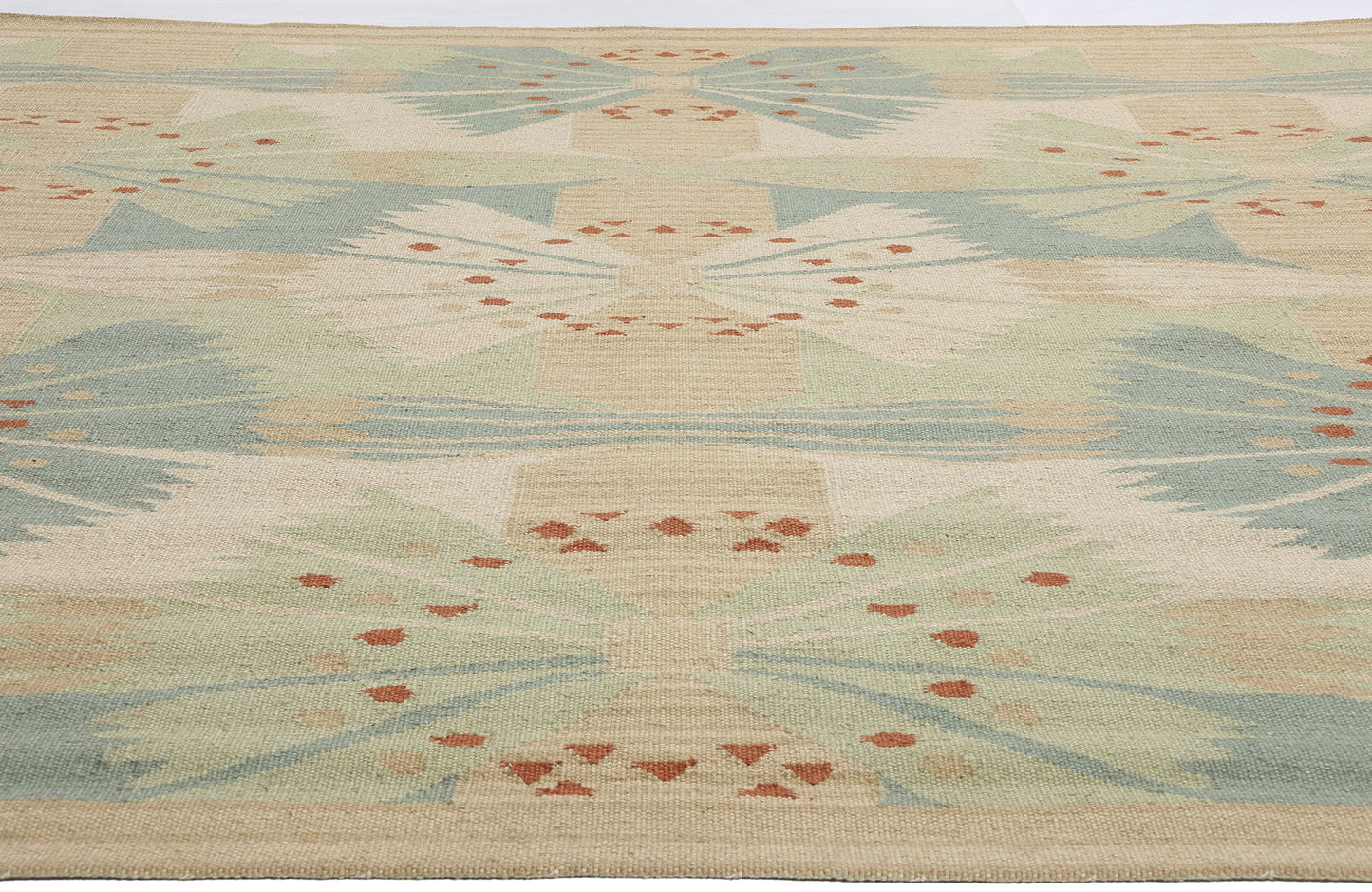 10 x 10 Scandinavian Modern Swedish Inspired Kilim Rug 31107