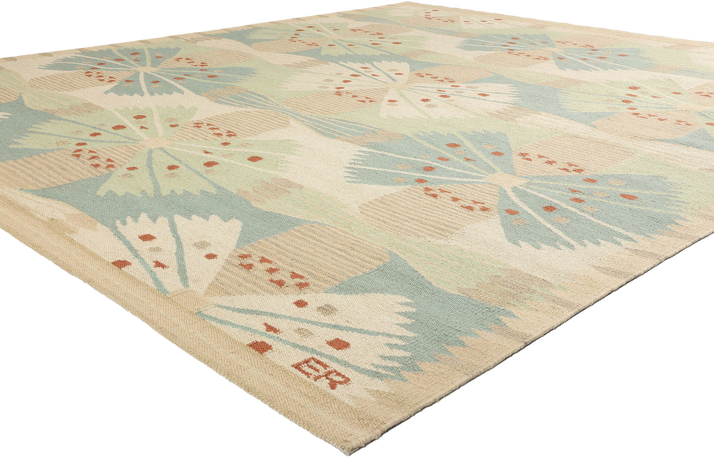 10 x 12 Scandinavian Modern Swedish Inspired Kilim Rug 31105