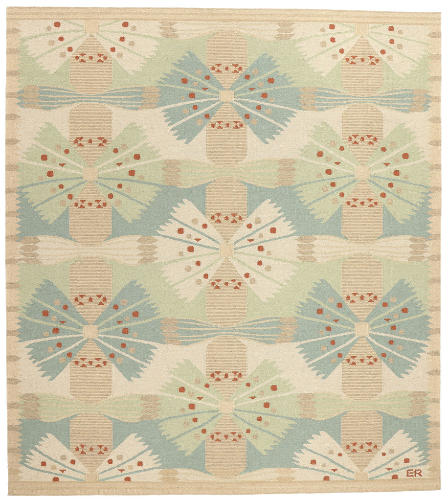 10 x 12 Scandinavian Modern Swedish Inspired Kilim Rug 31105