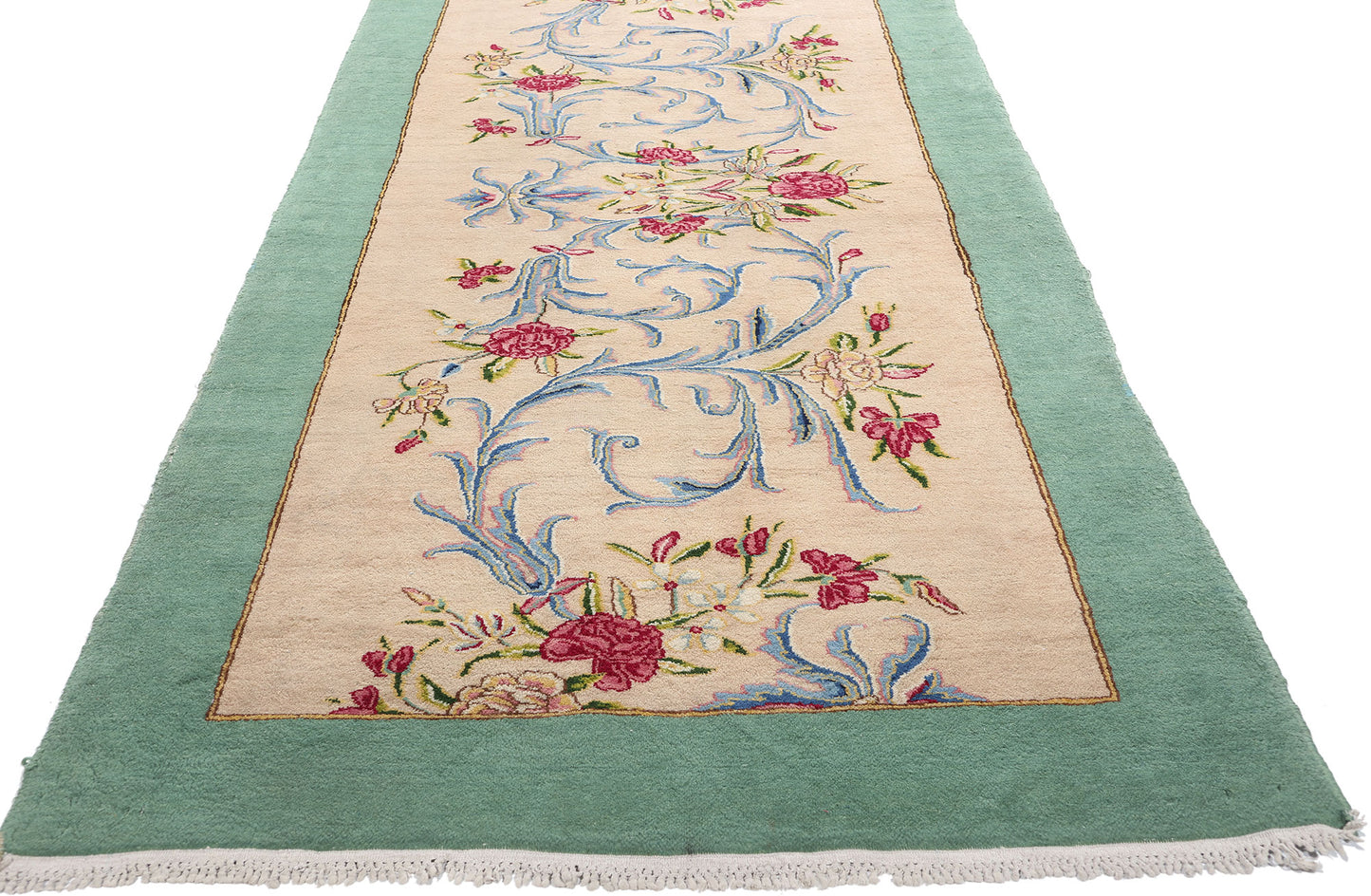 3 x 20 Signed Vintage Persian Kerman Rug 61367