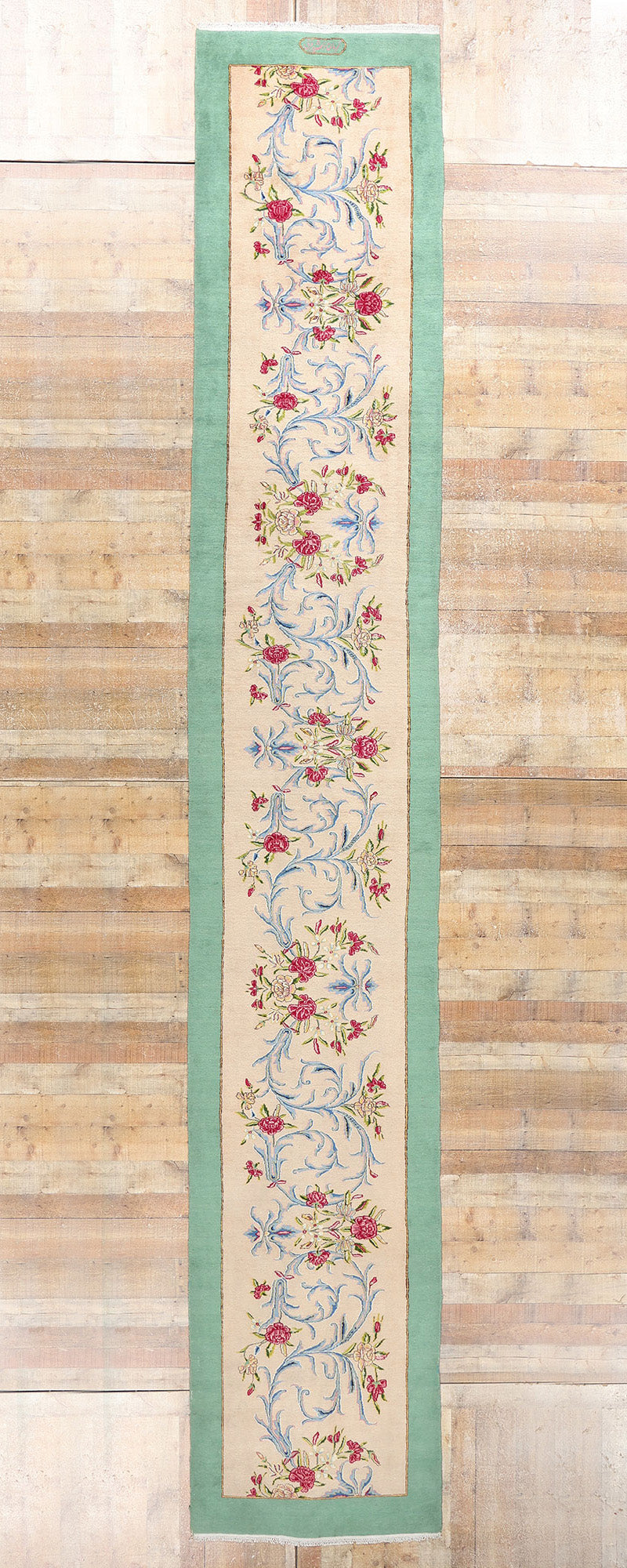 3 x 20 Signed Vintage Persian Kerman Rug 61367