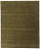 8 x 10 Solid Olive Green Modern Rug 31160
