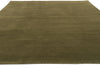 10 x 12 Solid Olive Green Modern Rug 31157