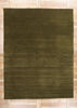 10 x 13 Solid Olive Green Modern Rug 31155