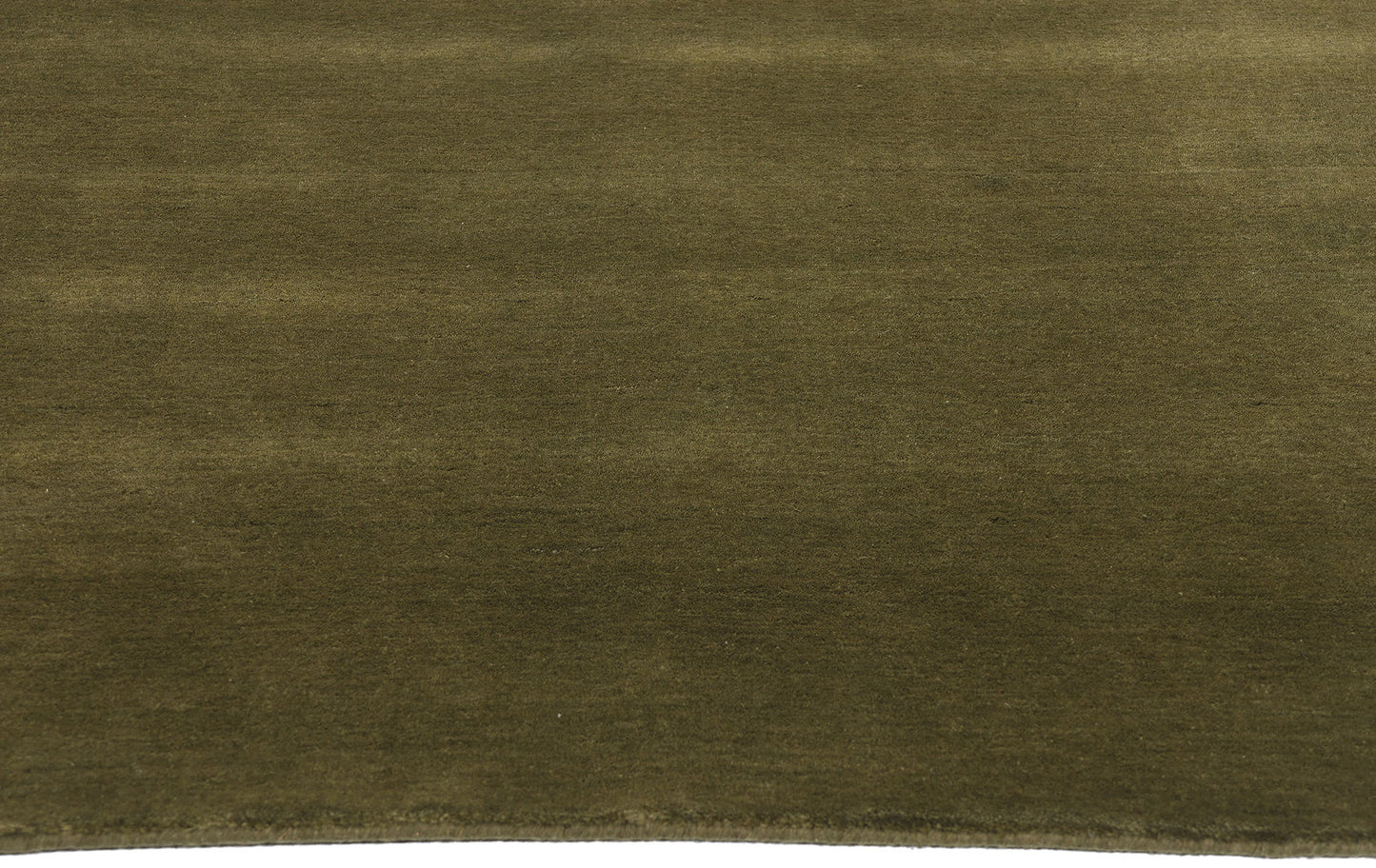 5 x 8 Solid Olive Green Modern Rug 31171