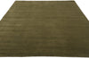 5 x 8 Solid Olive Green Modern Rug 31172