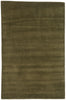 5 x 8 Solid Olive Green Modern Rug 31172