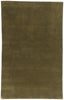 5 x 8 Solid Olive Green Modern Rug 31176