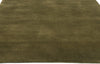5 x 8 Solid Olive Green Modern Rug 31177
