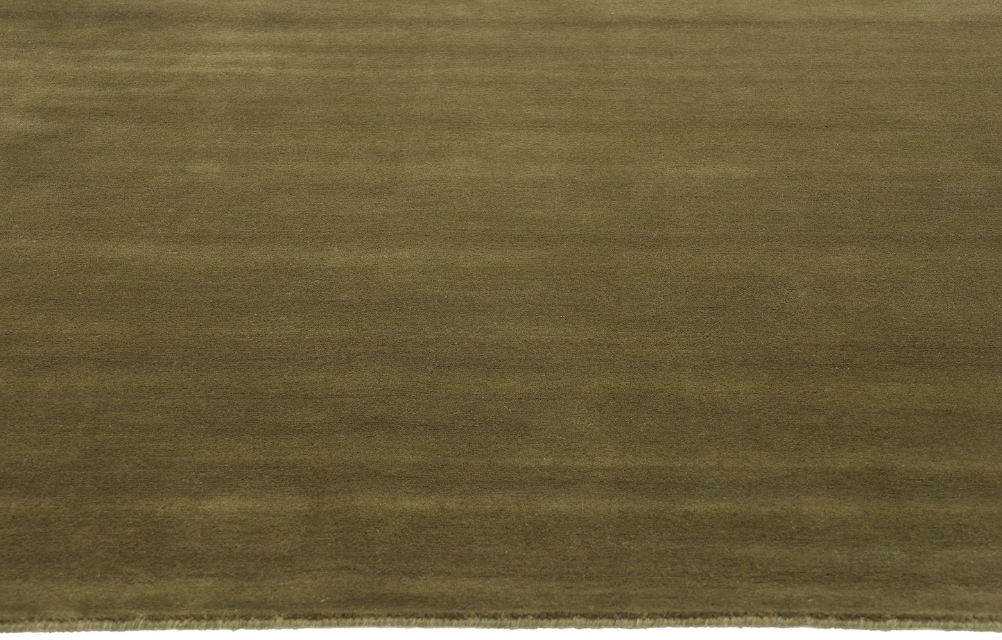 9 x 12 Solid Olive Green Modern Rug 31159