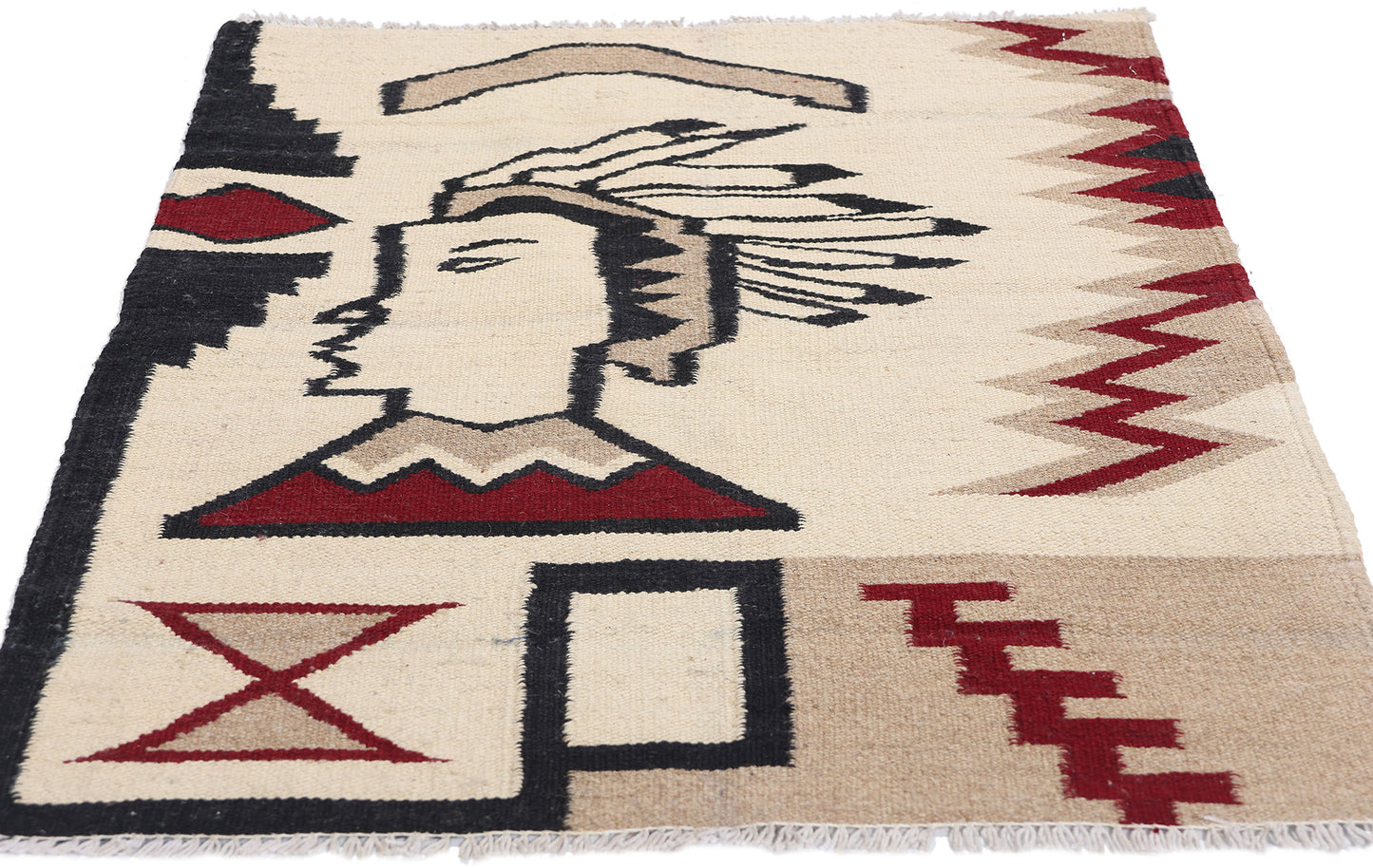 2 x 3 Southwest Modern Navajo-Style Kilim Rug 81131