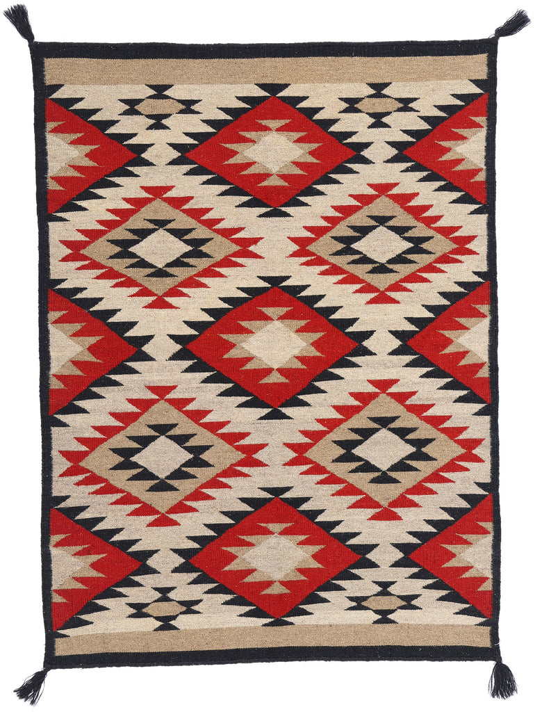4 x 5 Southwest Modern Navajo-Style Kilim Rug 81121