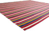 11 x 13 Vintage Striped Persian Kilim Rug 61303