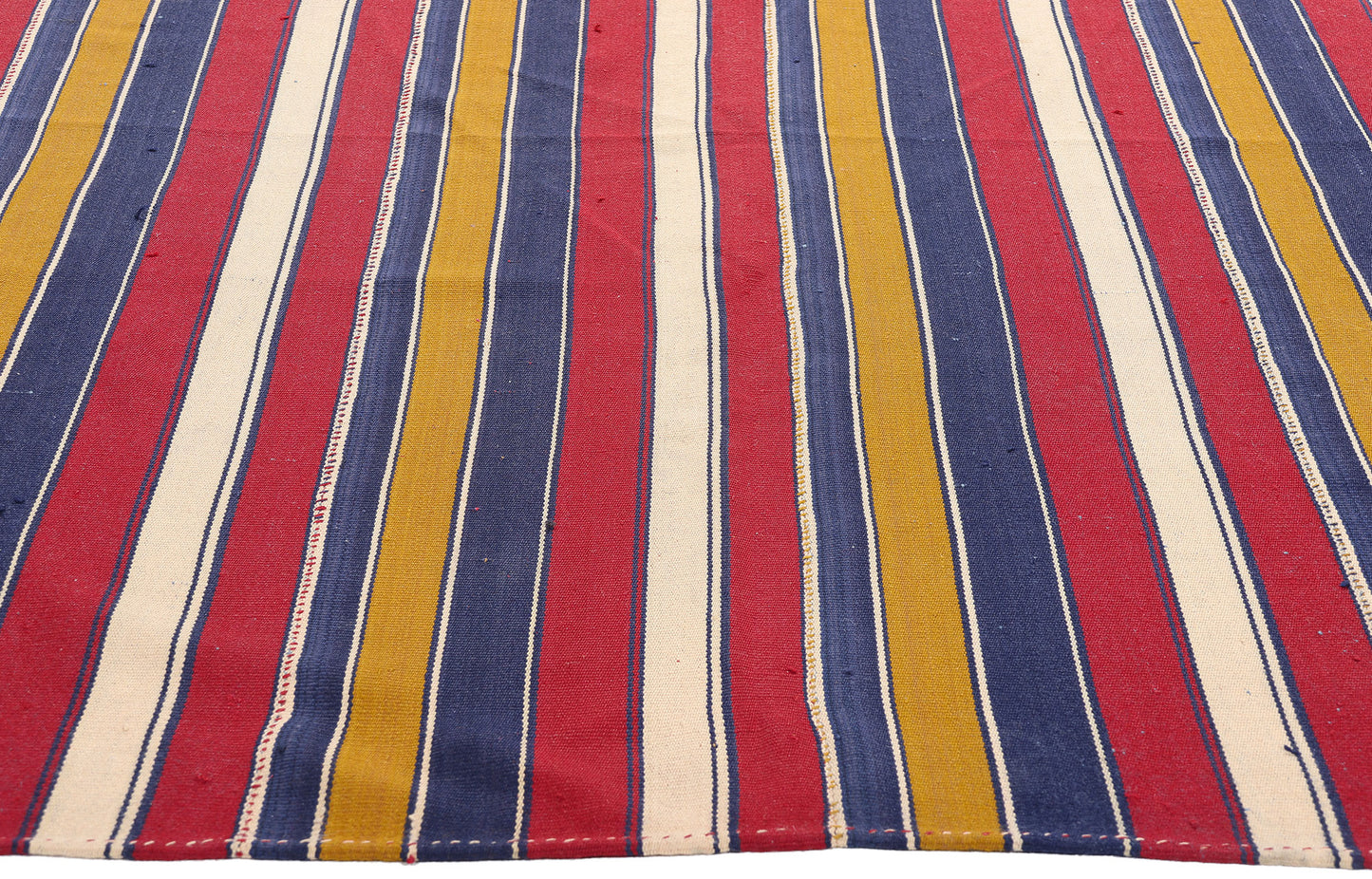 11 x 13 Vintage Striped Persian Kilim Rug 61303