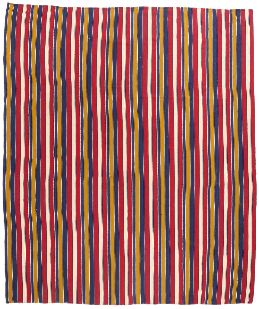 11 x 13 Vintage Striped Persian Kilim Rug 61303