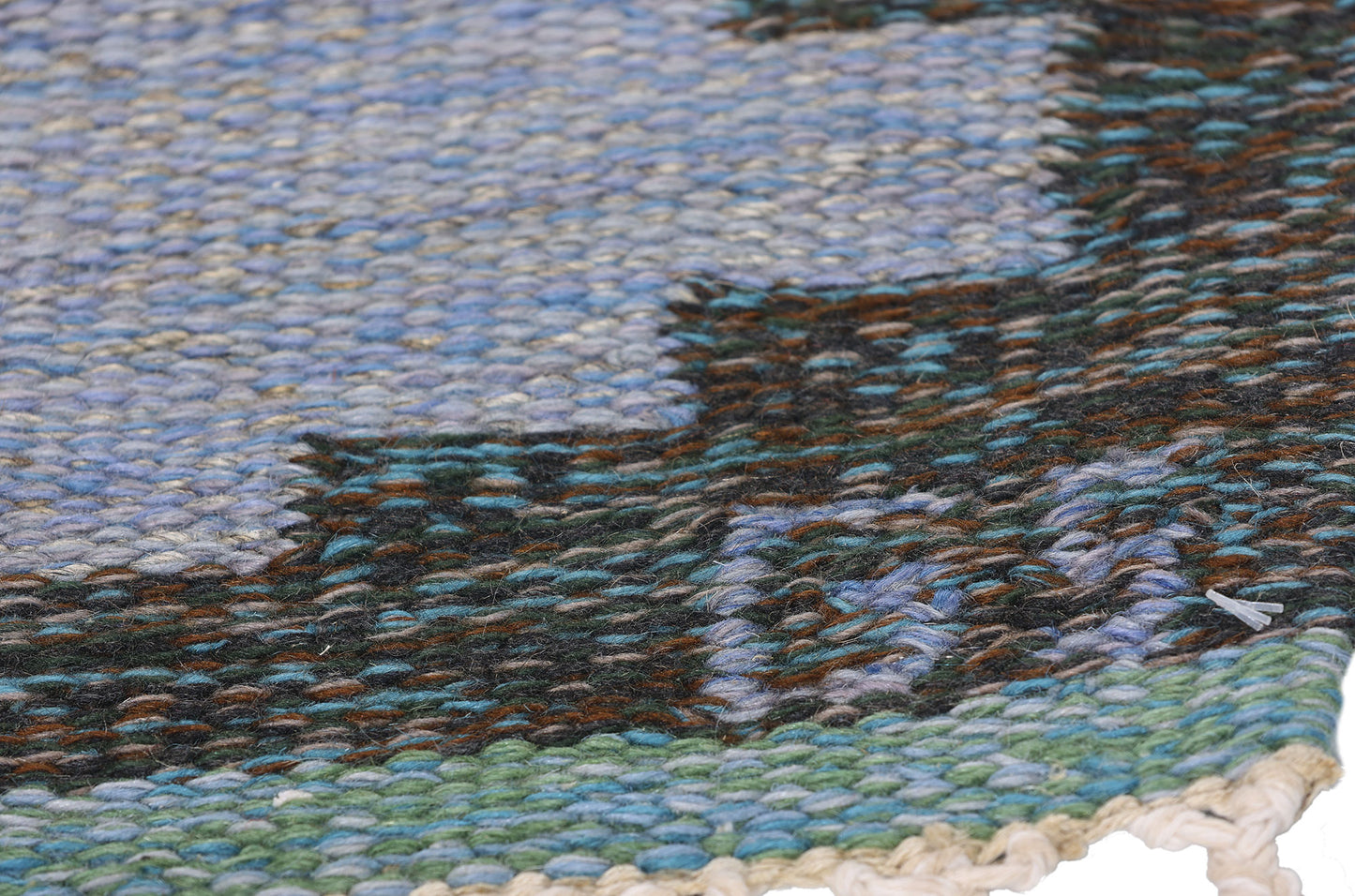4 x 7 Sverker Greuholm Vintage Swedish Rollakan Rug 79057