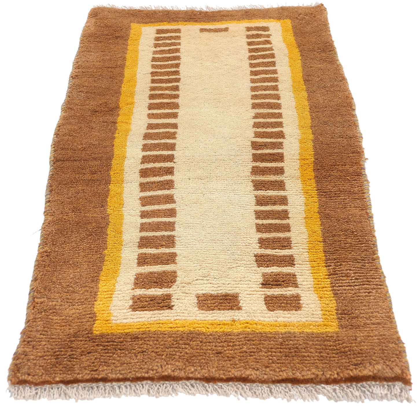 2 x 4 Vintage Swedish Scandinavian Rya Rug 79011