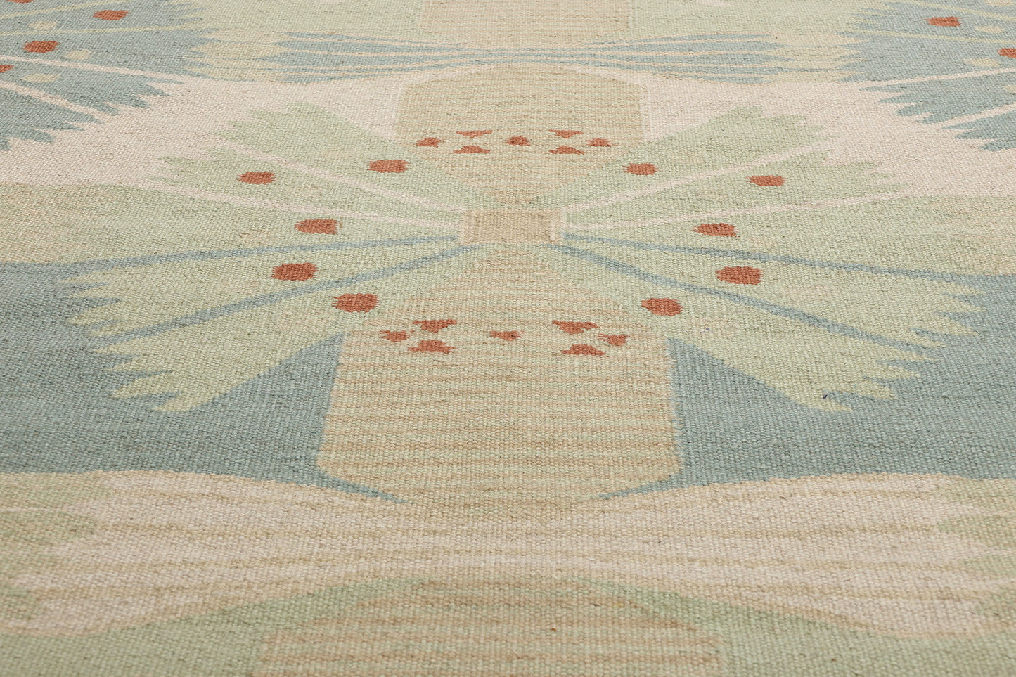 12 x 15 Scandinavian Modern Swedish Inspired Kilim Rug 31101