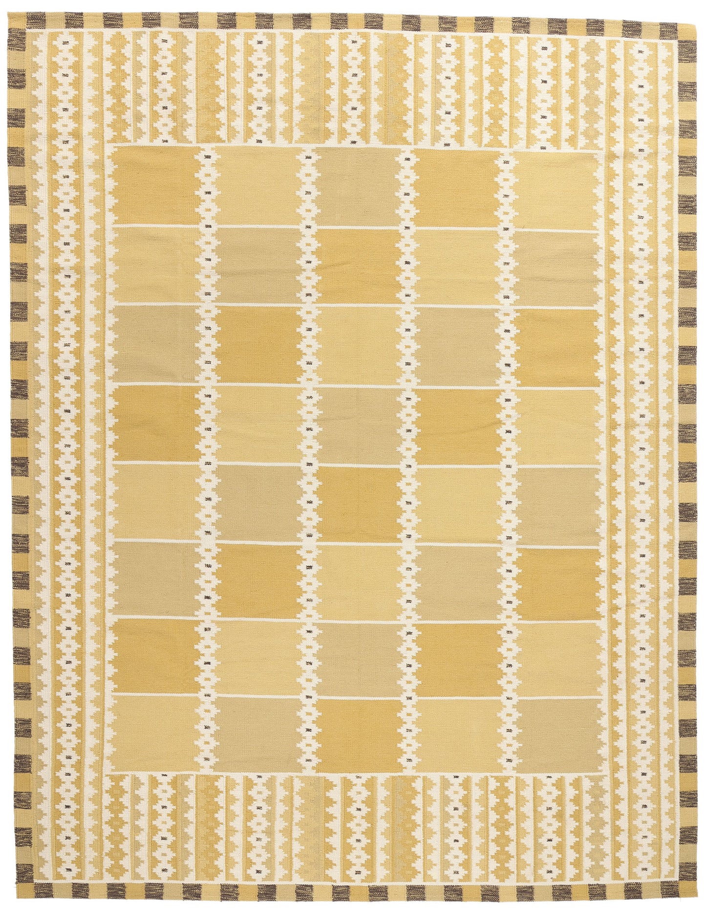 10 x 13 Scandinavian Modern Swedish Inspired Kilim Rug 31339
