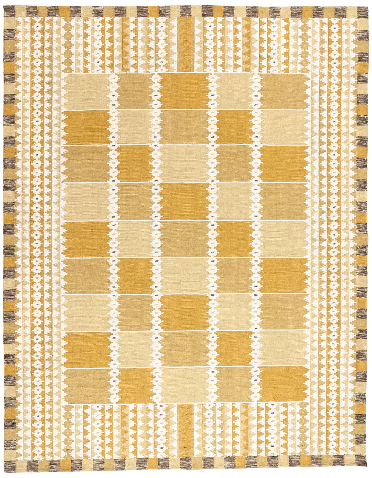 10 x 13 Scandinavian Modern Swedish Inspired Kilim Rug 31340