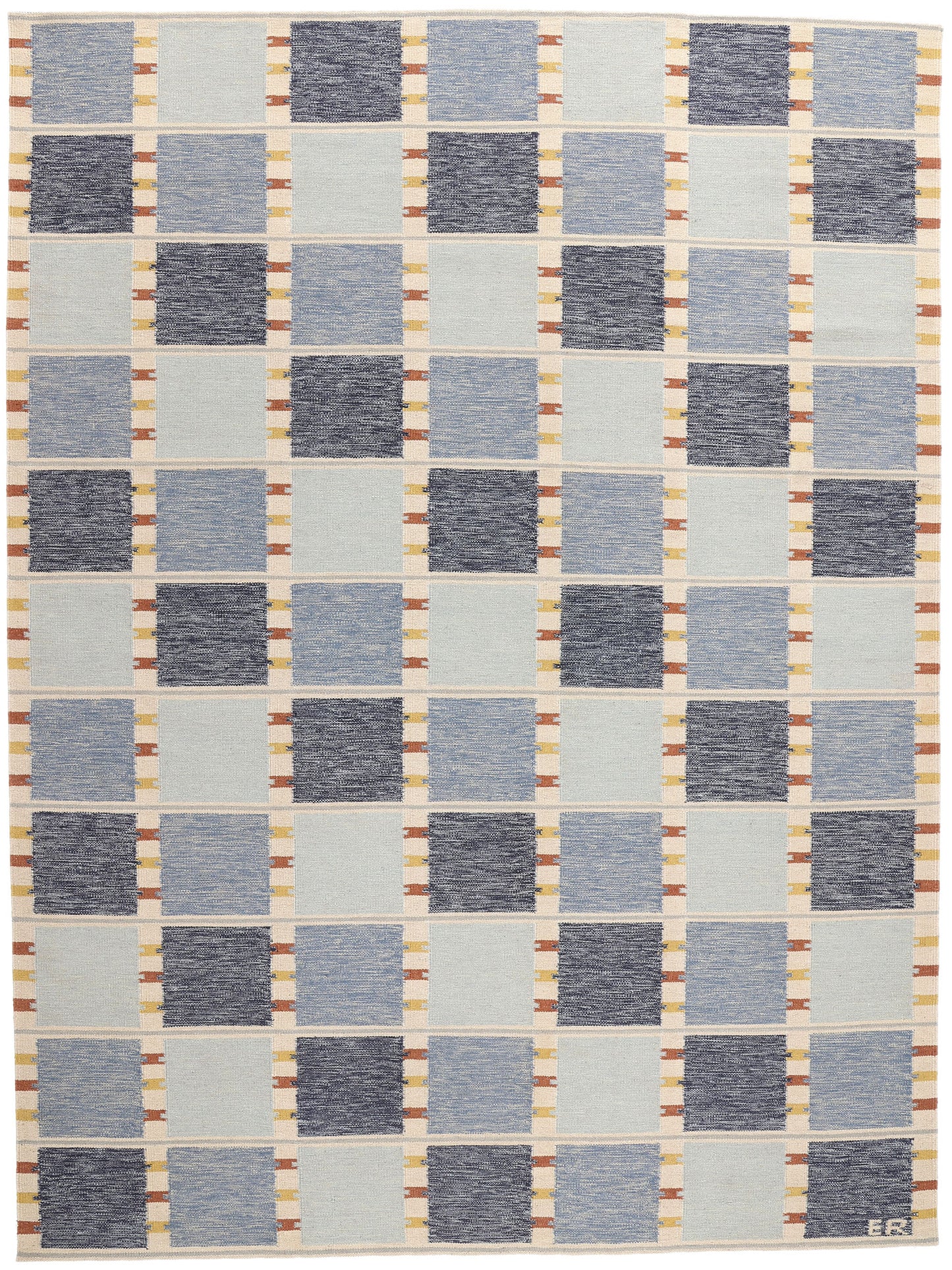 10 x 14 Scandinavian Modern Swedish Inspired Kilim Rug 31121