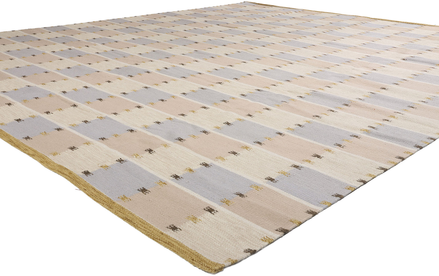 12 x 14 Scandinavian Modern Swedish Inspired Kilim Rug 31336