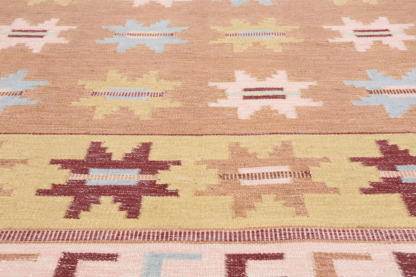 12 x 18 Scandinavian Modern Swedish Inspired Kilim Rug 31347