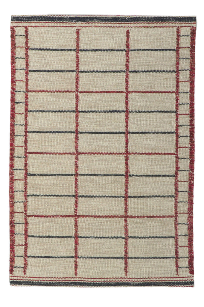 3 x 5 Scandinavian Modern Swedish Inspired Kilim Rug 30807