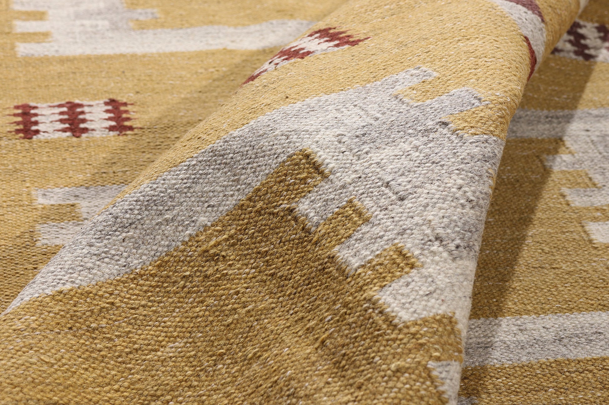 9 x 12 Scandinavian Modern Swedish Inspired Kilim Rug 30674