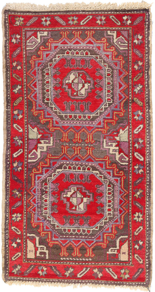 2 x 4 Vintage Turkish Bergama Rug 79178