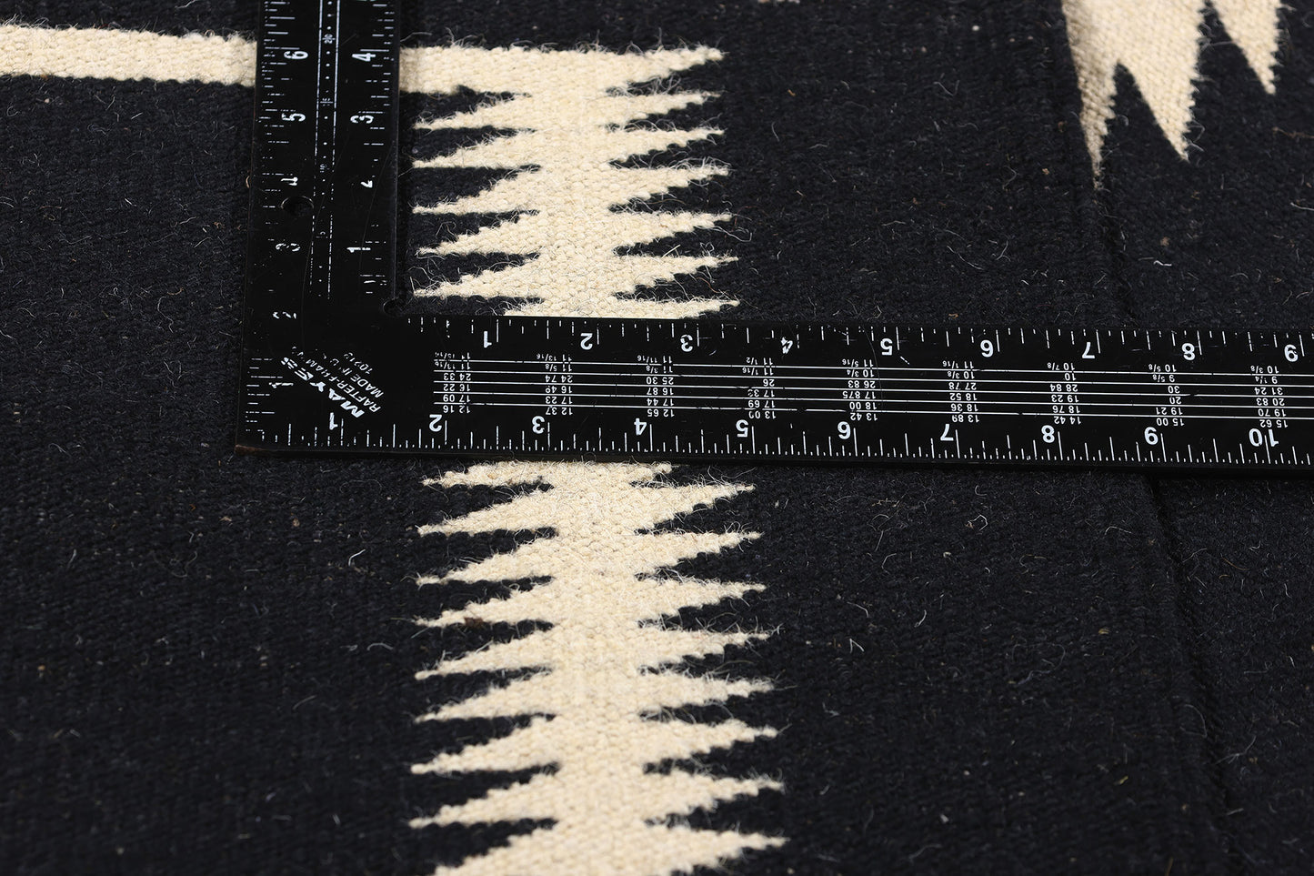 8 x 11 Modern Two Grey Hills Navajo-Style Kilim Rug 81120