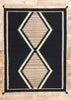 8 x 11 Modern Two Grey Hills Navajo-Style Kilim Rug 81120