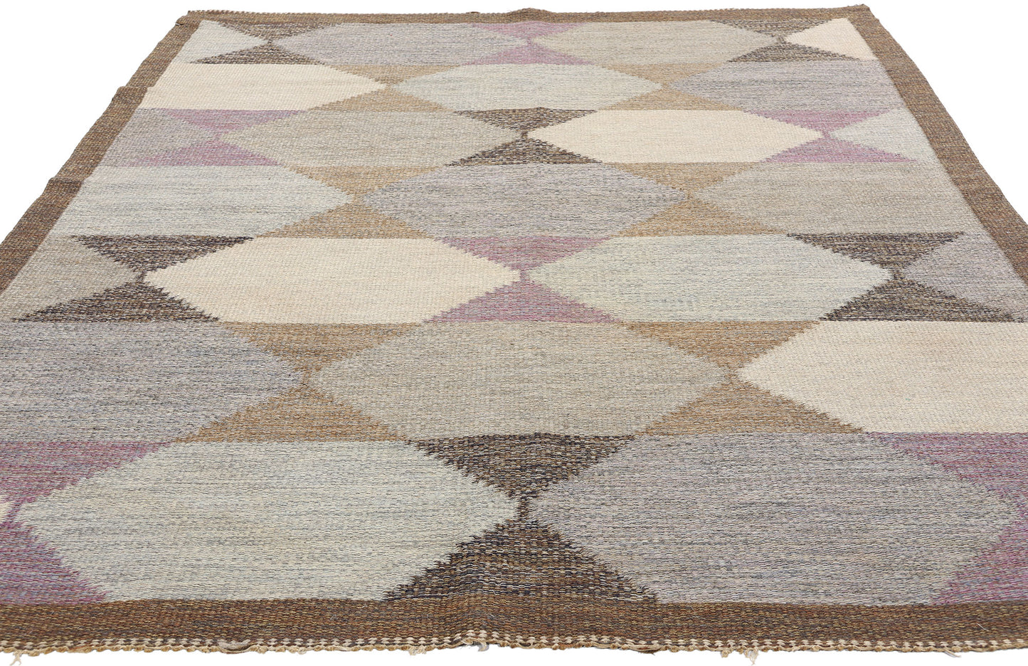 5 x 8 Ulla Parkdal Vintage Swedish Rollakan Rug 79058