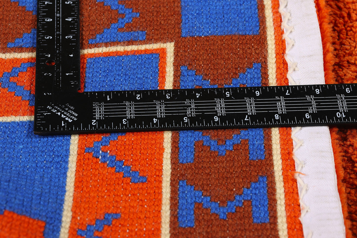 4 x 5 Vintage Southwest Sunrise American Hooked Rug 79015