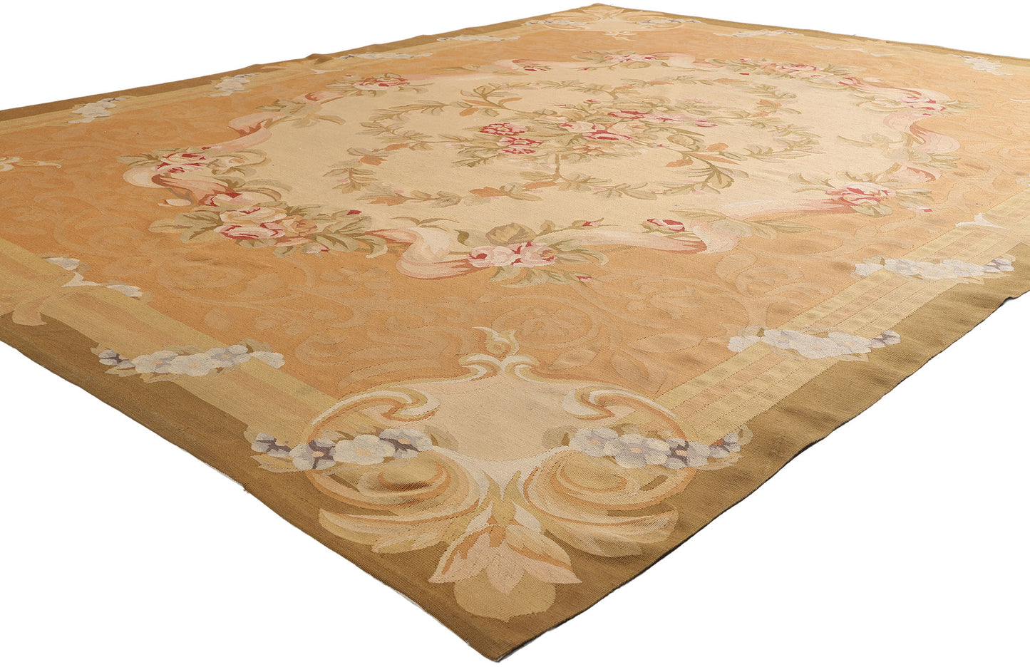 9 x 12 Vintage Chinese Aubusson Rug 79143