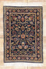 4 x 6 Vintage Navy Blue Chinese Tabriz Rug 79242