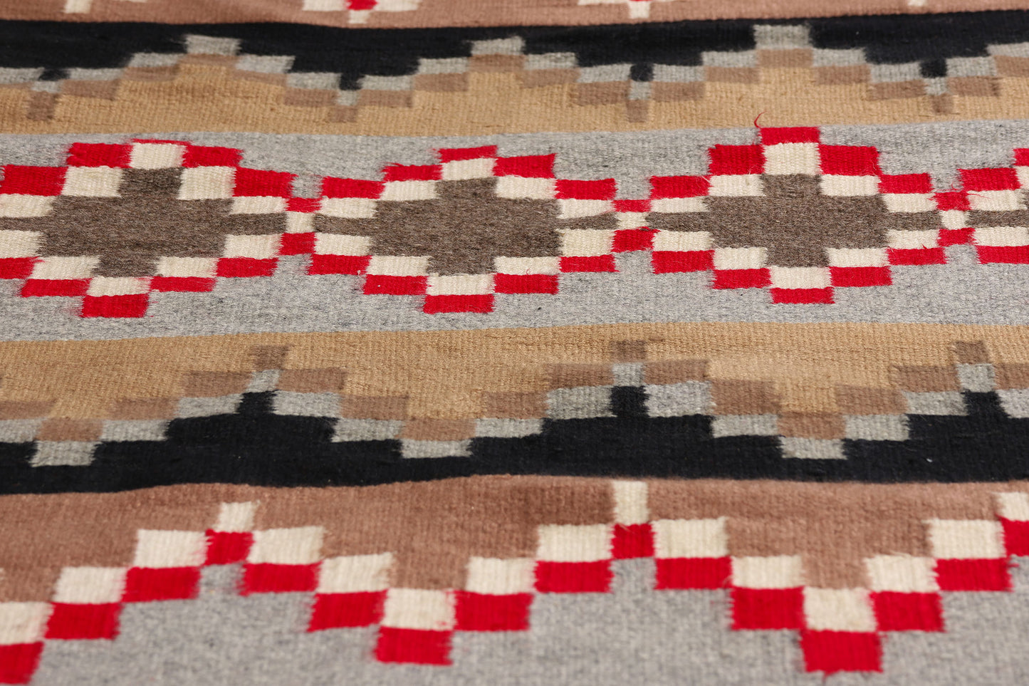 2 x 4 Earth-Tone Vintage Crystal Navajo Rug 79306