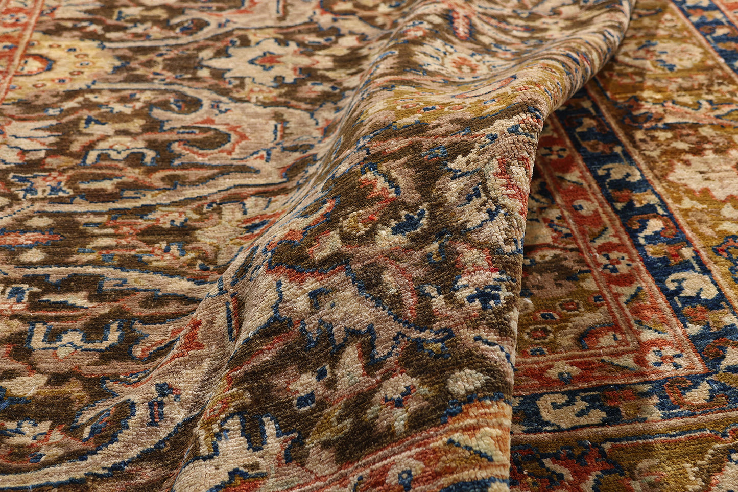 6 x 8 Vintage Earth-Tone Malayer Rug 79245