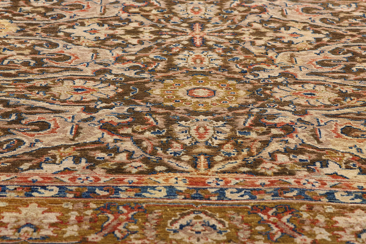 6 x 8 Vintage Earth-Tone Malayer Rug 79245