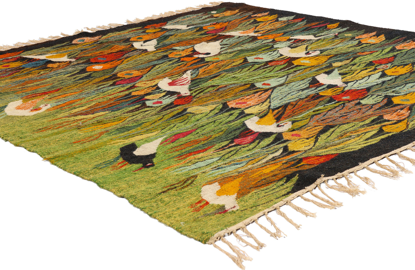 5 x 6 Vintage Egyptian Kilim Tapestry Rug 79264