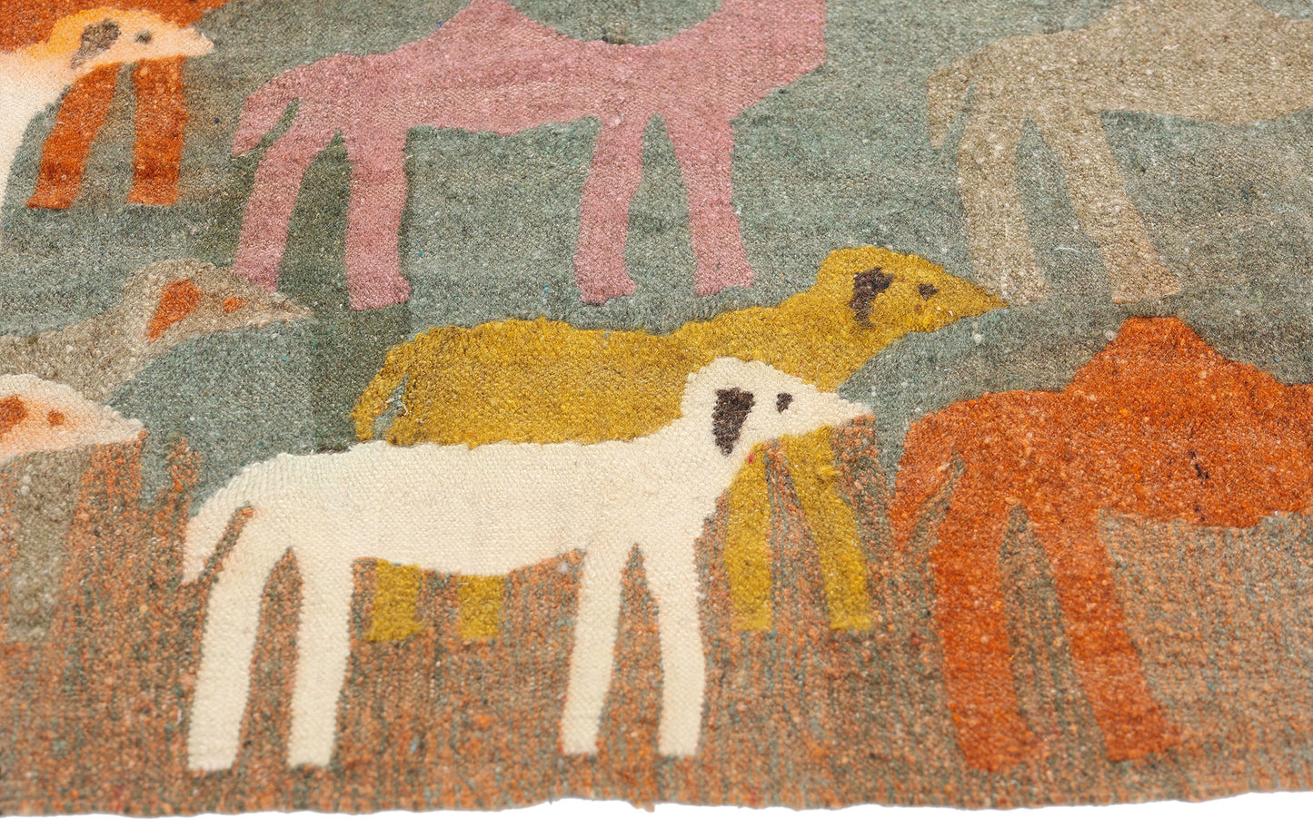 2 x 3 Vintage Egyptian Kilim Tapestry Rug 79103