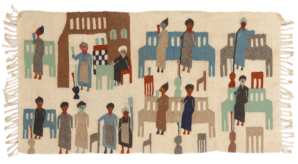 3 x 5 Vintage Egyptian Kilim Tapestry Rug 79102