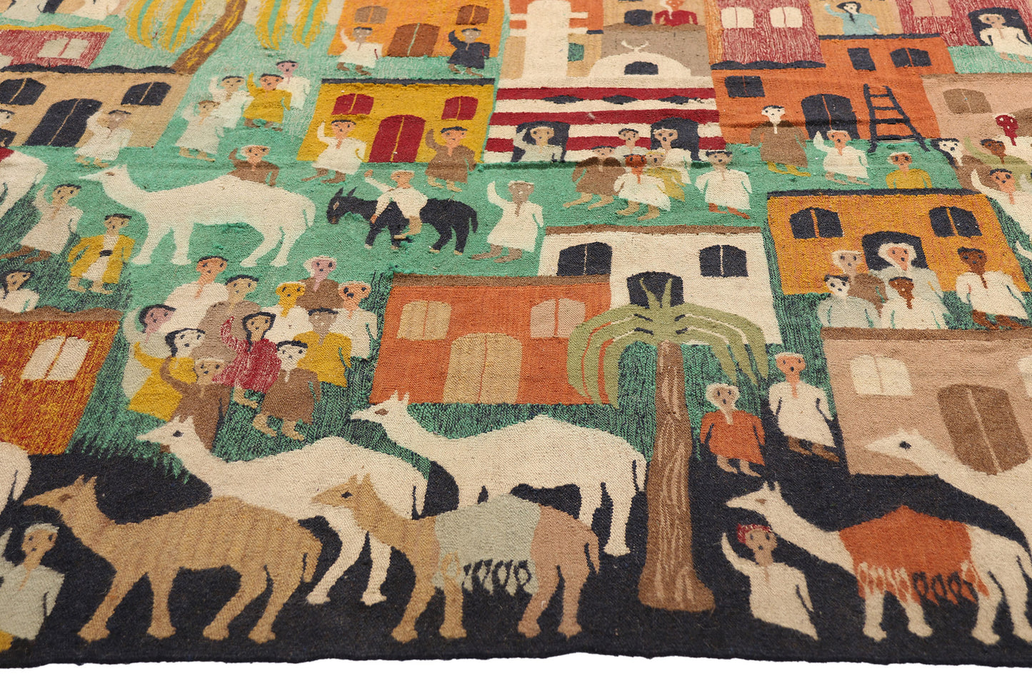 6 x 8 Vintage Egyptian Kilim Tapestry Rug 79221